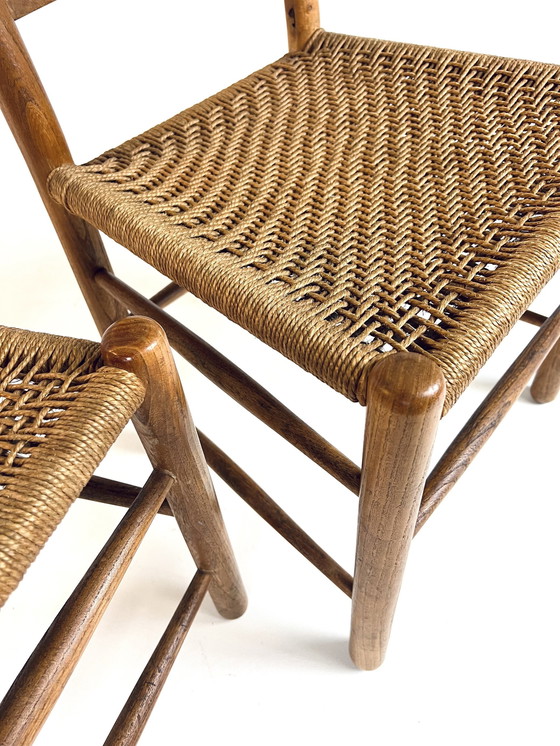 Image 1 of Satz dänischer Papercord-Stühle