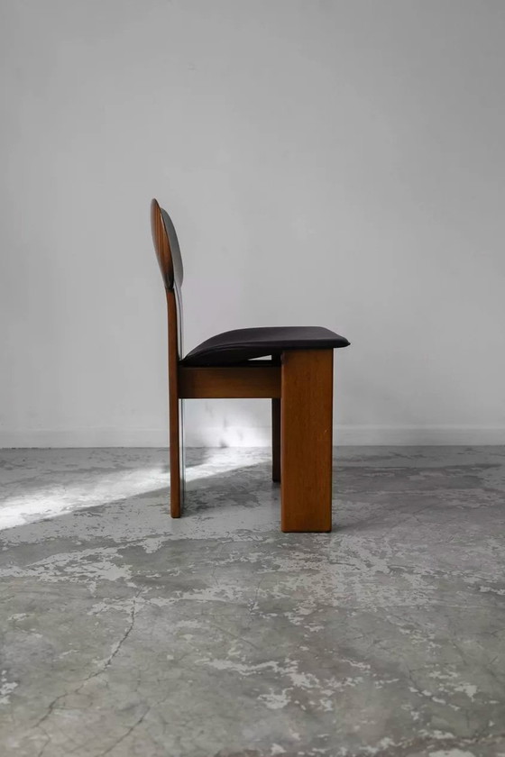 Image 1 of Africa Stühle Von Afra & Tobia Scarpa Für Maxalto, Italien, 1970er Jahre