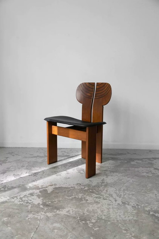 Image 1 of Africa Stühle Von Afra & Tobia Scarpa Für Maxalto, Italien, 1970er Jahre