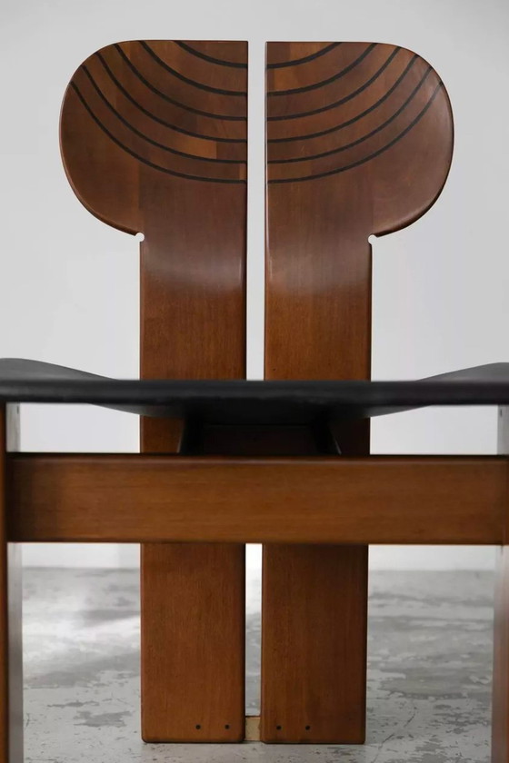 Image 1 of Africa Stühle Von Afra & Tobia Scarpa Für Maxalto, Italien, 1970er Jahre