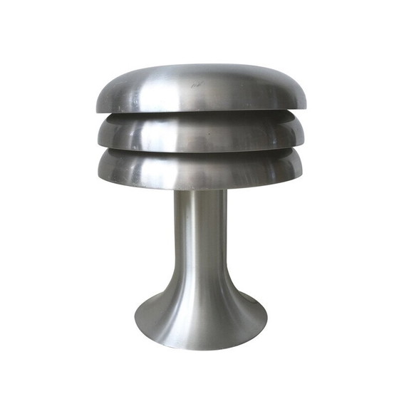 Image 1 of Schreibtischlampe aus gebürstetem Aluminium, Hans A. JAKOBSSON - 1960s