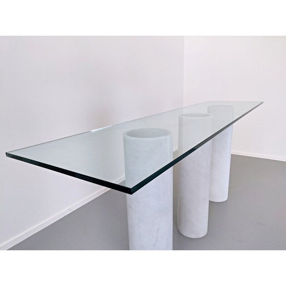 Image 1 of Vintage-Konsole mit Glasplatte, Italien
