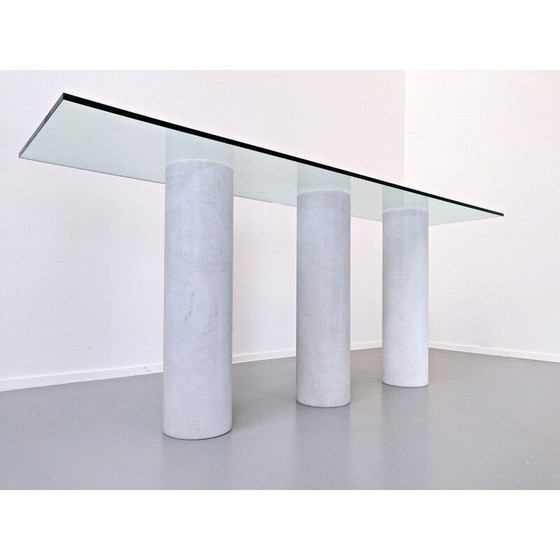 Image 1 of Vintage-Konsole mit Glasplatte, Italien