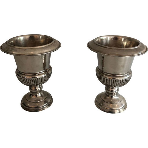 Paar versilberte Sektkübel, Frankreich 1940