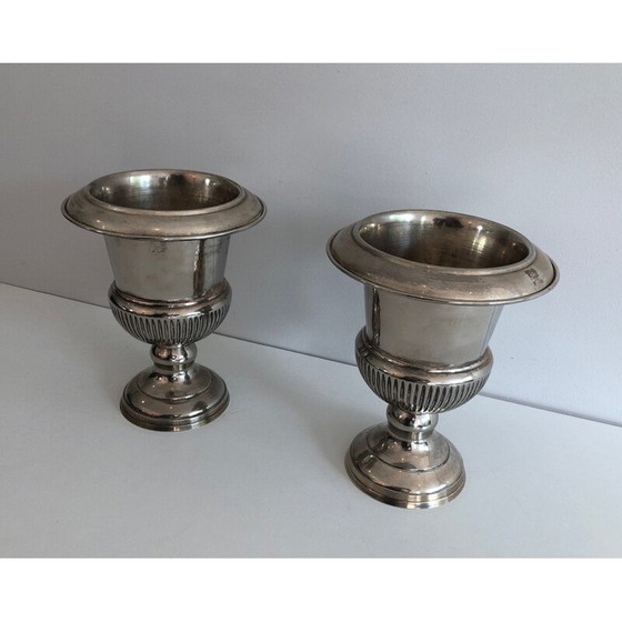 Image 1 of Paar versilberte Sektkübel, Frankreich 1940