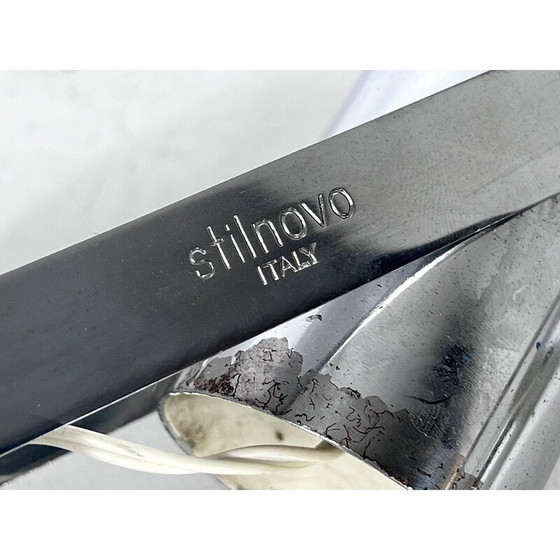 Image 1 of Satz von 5 orientierbaren Wandlampen von Stilnovo Milano, Italien 1950er Jahre