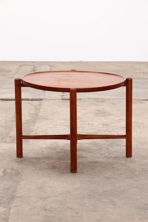 Vintage Hans J. Wegner AT35 Bijzettafel in Teak Andreas Tuck,1945 Denemarken.