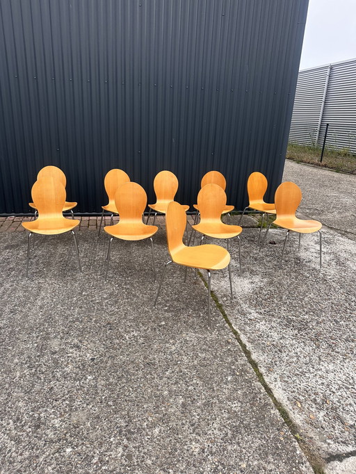 10x Vintage-Designerstühle