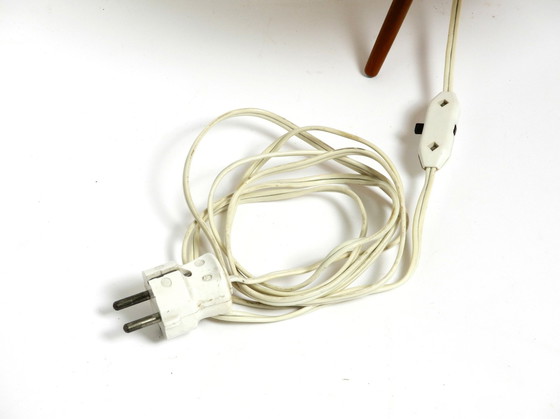 Image 1 of Große 1960er Tschechische Holzfurnier Stativlampe von Stanislav Kučera für Úluv