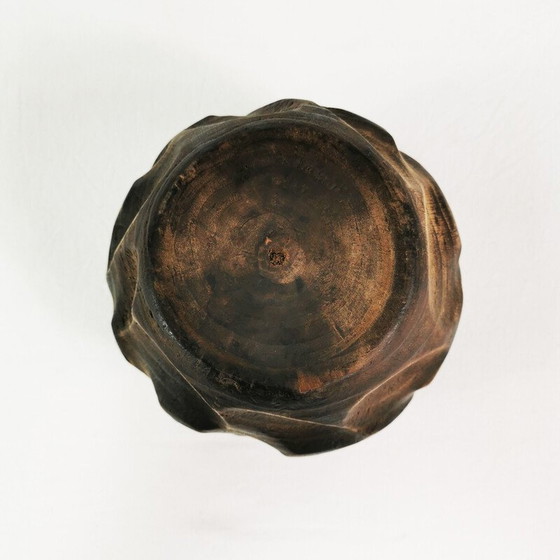 Image 1 of Vintage Aschenbecher aus Teakholz, Dänemark 1960er Jahre