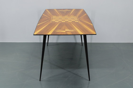Image 1 of 1960er Esszimmer-Schachtisch , Tschechoslowakei