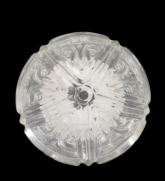 Image 1 of 1046 Vintage 1960er Glas-Deckenleuchte