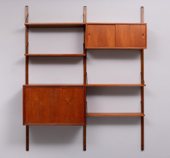 Image 1 of Poul Cadovius Teak Modular Royal Wall System Dänemark