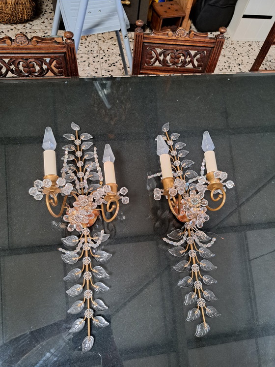 Image 1 of 2x Maison Bagues Paris Sconces Wandleuchte