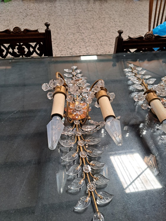 Image 1 of 2x Maison Bagues Paris Sconces Wandleuchte