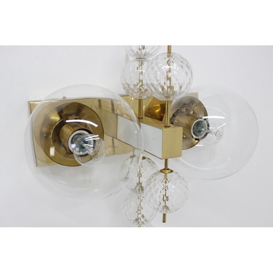 Image 1 of Paar alte Wandlampen von Kamenický Šenov, Tschechoslowakei 1970