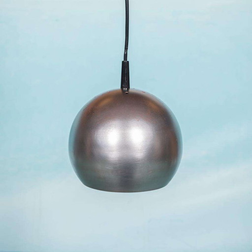 Weltraumzeitalter Globuslampe 1970er, brutalistische Augapfel-Globuslampe