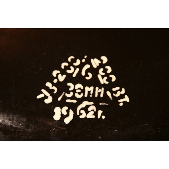 Image 1 of Braune Vintage-Pendelleuchte aus Stahl