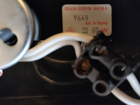 Image 1 of Solken-Leuchten Wandlampe aus den 60er Jahren