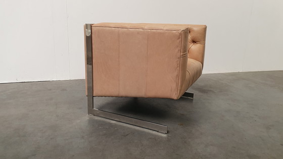 Image 1 of chesterfield no.2 vintage design sessel camel beige leder cube modell