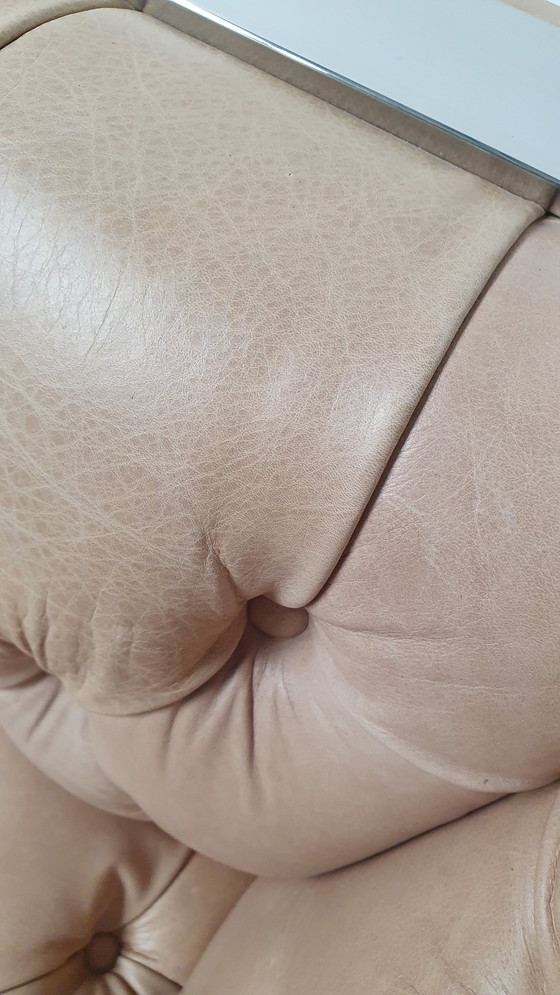 Image 1 of chesterfield no.2 vintage design sessel camel beige leder cube modell