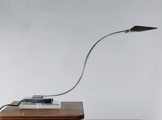 Image 1 of Lucite Neo-Deco Kobra Lampe