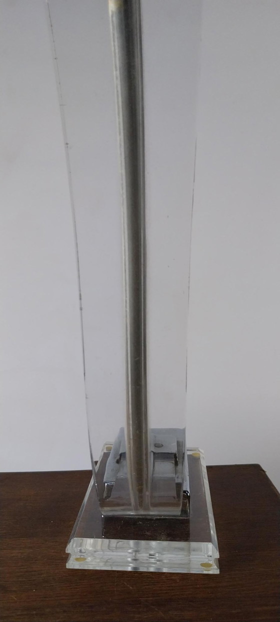 Image 1 of Lucite Neo-Deco Kobra Lampe