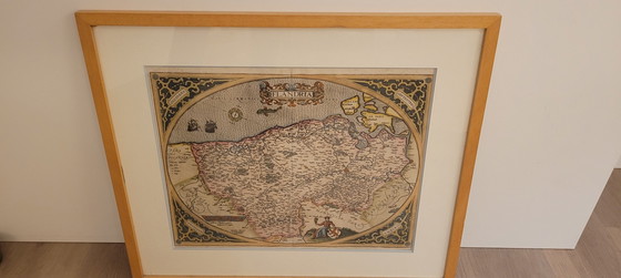 Image 1 of Mercator-Karte Flandern aus dem Theatrum Orbis Terrarum