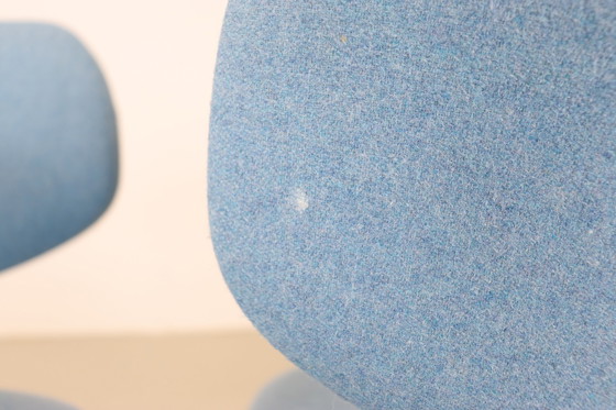 Image 1 of 18x Lensvelt Maarten Baas Esszimmerstühle blau