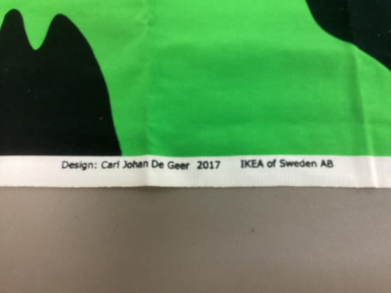 Image 1 of Retro Druck Avsiktlig Djungel Muster Carl Johan Geer Ikea Vintage