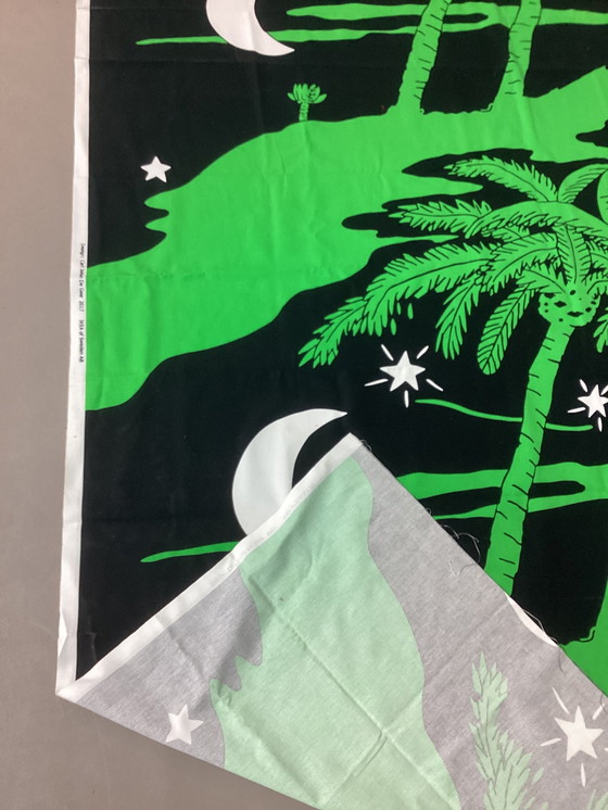 Image 1 of Retro Druck Avsiktlig Djungel Muster Carl Johan Geer Ikea Vintage