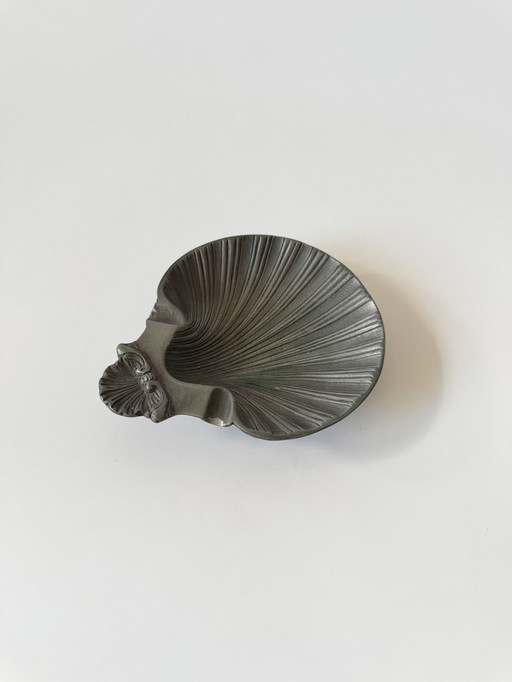 Muschel Aschenbecher, Antik, Muschel Seifenschale, Metall Muschel Schale, Schmuckschale, Vintage, Minimalist, Mid Century