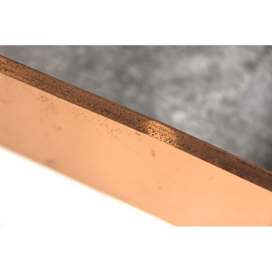 Image 1 of Skandinavischer Pflanzkübel aus Metall und Buche, Schweden 1960