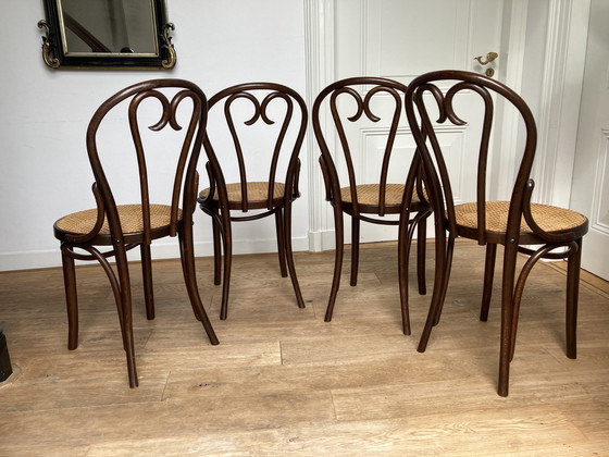 Image 1 of 4x Thonet no. 16 Stuhl von Romania