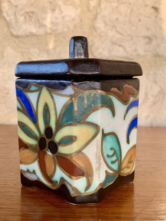 Image 1 of Art Déco-Keramik von C.M. Bergen, 1930er Jahre, 3er-Set