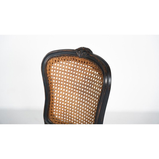 Image 1 of Paar Vintage-Barhocker mit grünem Stoff, Belgien