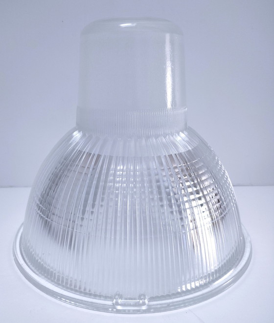 Image 1 of Hängeleuchte Holophane Glas Industriell