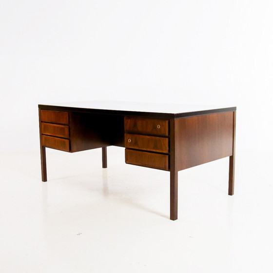 Image 1 of Omann Jun Palisander Schreibtisch 60s