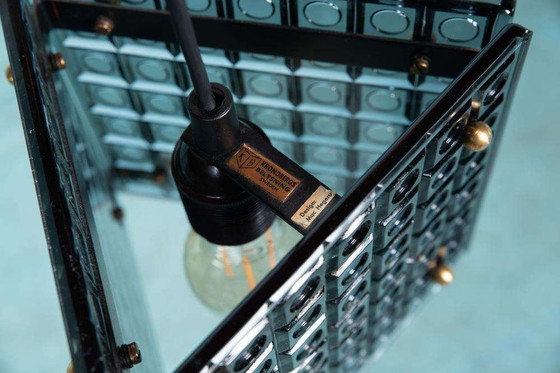 Image 1 of Midmod 3angle Pendelleuchte Glas, Rauchglas Kronobergs Pendelleuchte