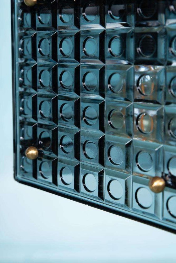 Image 1 of Midmod 3angle Pendelleuchte Glas, Rauchglas Kronobergs Pendelleuchte