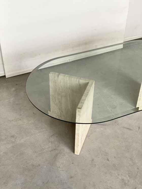 Image 1 of Kaffeetisch aus Travertin