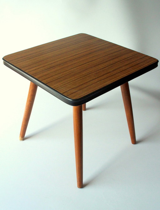 Rockabilly Blumenhocker Holz, Vintage Aus Den 1950Ern