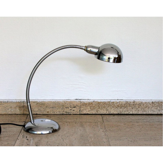 Image 1 of Alte verchromte Schreibtischlampe, 1950