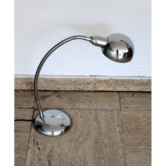 Image 1 of Alte verchromte Schreibtischlampe, 1950