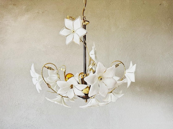 Image 1 of Vintage-Blumenlampe