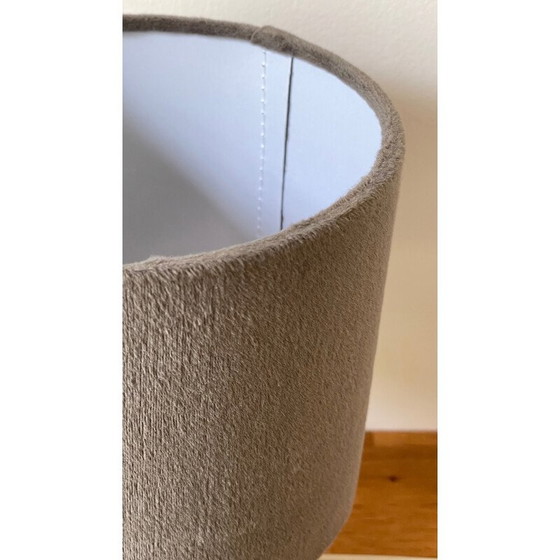 Image 1 of Vintage-Lampe aus emaillierter Keramik, umgeben von Aluminium, 1970