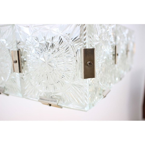 Image 1 of Klassische Glasaufhängung von Kamenicky Šenov, Tschechoslowakei