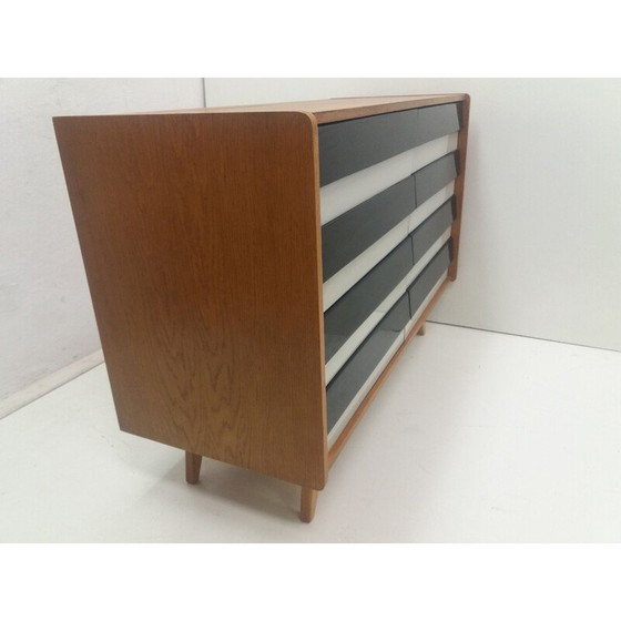 Image 1 of Vintage Kommode aus Holzfurnier von Jiří Jiroutek, Tschechoslowakei 1960