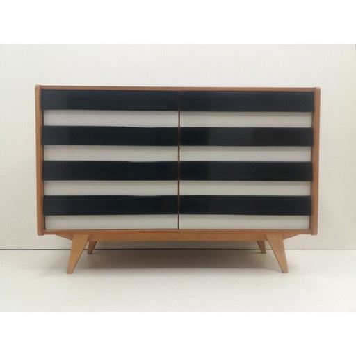 Vintage Kommode aus Holzfurnier von Jiří Jiroutek, Tschechoslowakei 1960