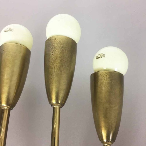 Image 1 of Klassische Wandlampe aus Metall und Messing, Italien 1960